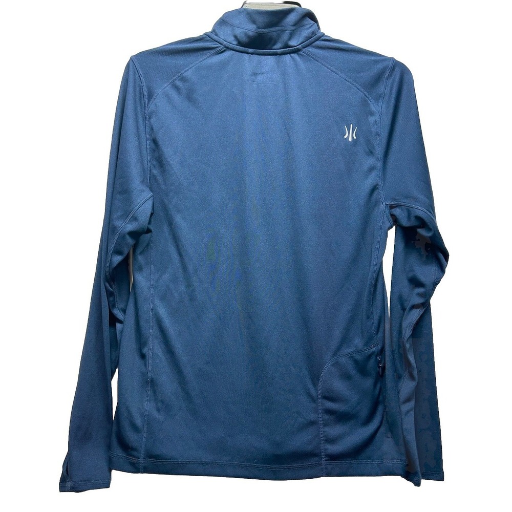 Rhone X Peloton Mens Size M Blue Long Sleeve 1/4 Zip Pullover Shirt (J6) - Picture 5 of 7